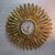 Circa 1969 Syroco Sculptural Gold Starburst Wall Clock For Sale - Image 9 of 10
