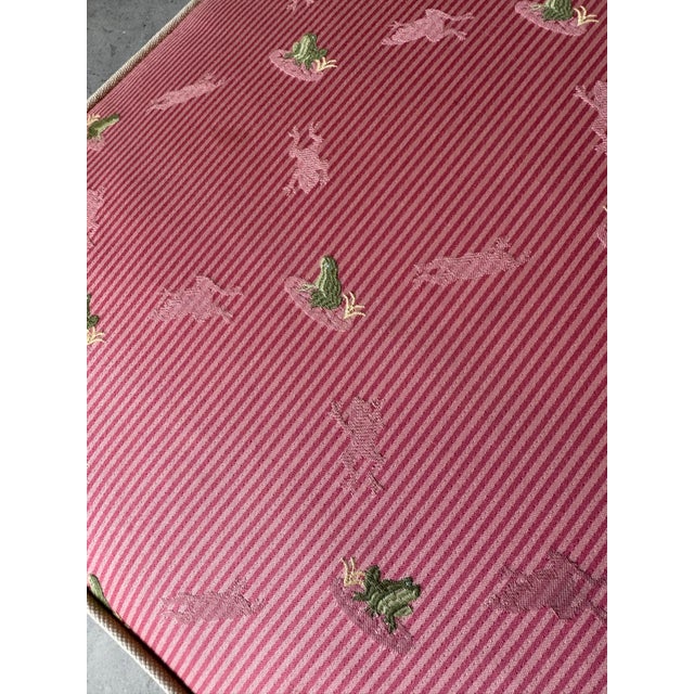 1980’s Michael Taylor–Style Whitewashed Wood Lounge Chair With Ottoman For Sale - Image 12 of 12