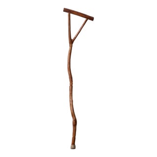 Vernon Edwards Crutch-Form Walking Stick, 1980s For Sale