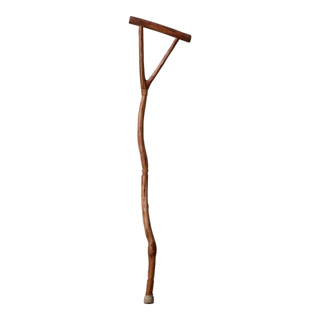 Vernon Edwards Crutch-Form Walking Stick, 1980s For Sale