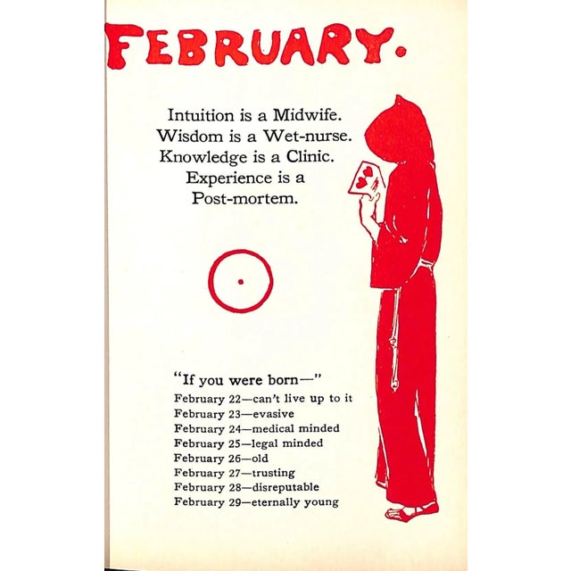 1910s "The Revived Cynic's Calendar!" 1917 Mumford, Ethel Watts For Sale - Image 5 of 5