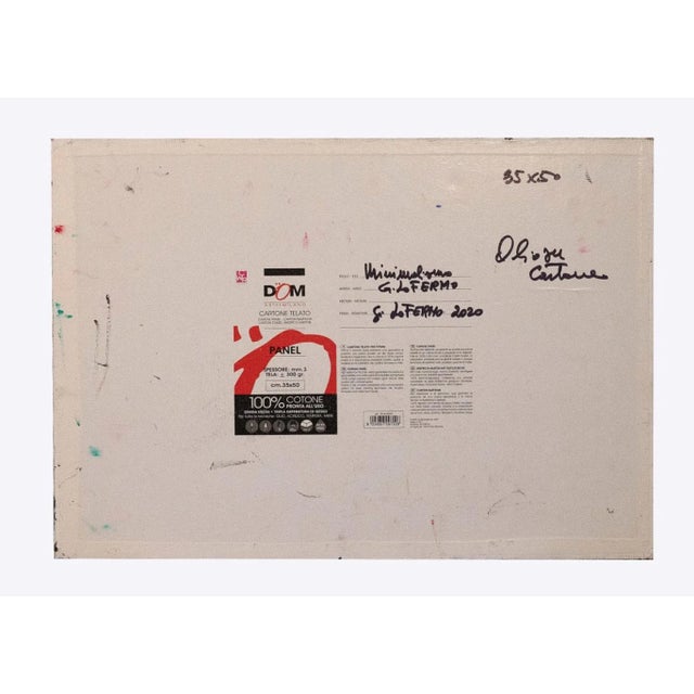 Contemporary Giorgio Lo Fermo - Minimalism III - Oil Painting On Canvas - 2020 For Sale - Image 3 of 4