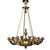 Empire Style Bronze Chandelier For Sale - Image 12 of 12
