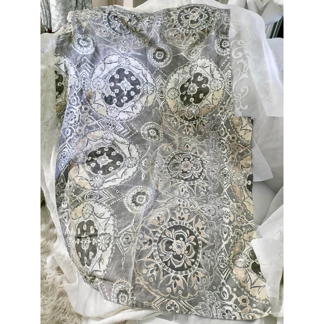 Textile 2016 Pottery Barn Jacqueline Euro Pillow Sham Pair For Sale - Image 7 of 12
