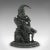 This is an antique Mr. Punch doorstop. An English, cast iron figurative door keeper, dating to the Victorian period, circa...