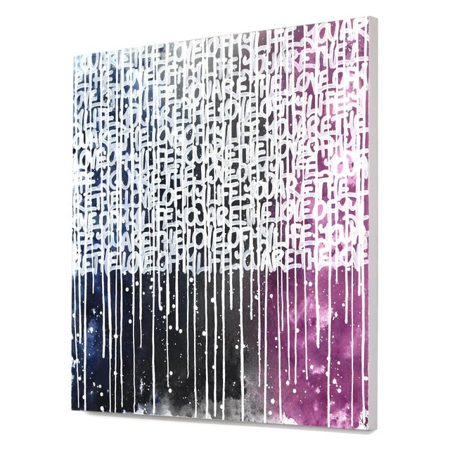 You Are the Love of My Life - Abstract Cosmic Colored Graffiti Pop Original Artwork by Amber Goldhammer For Sale In Los Angeles - Image 6 of 9