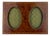 19th Century Antique French Napoleon III Burl Wood Double Photo Frame For Sale