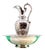 Lavender and Silver Ewer with Guilloche Engravings For Sale
