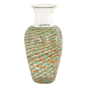 Phoenician Lace Vase in Murano Glass by Archimede Seguso