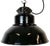 Industrial Black Enamel Factory Lamp with Cast Iron Top from Elektrosvit, 1960s For Sale - Image 17 of 17