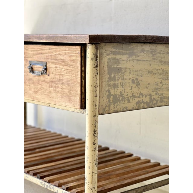 Industrial Vintage Industrial Workbench, 1960 For Sale - Image 3 of 18