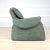 Animal Skin Vico Magistretti Style Sculptural Italian Modern Lounge Chair and Ottoman For Sale - Image 7 of 12