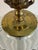 Vintage 1990s Waterford Crystal Belline Table Lamp W/ Brass Accents For Sale - Image 9 of 10