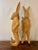 Vintage Hand Carved Wooden Rabbit Wall Hooks, Coat Rack, Pair, Philippines For Sale - Image 9 of 9