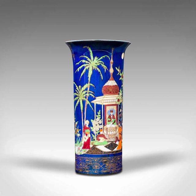 1920s Antique English Ceramic Decorative Vase For Sale - Image 13 of 13