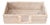 Artifacts Rattan Guest Towel - Rectangular Napkin Holder with Cutout in White Wash For Sale