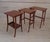 Brown Edwardian Nesting Tables in Inlaid Mahogany, 1930s, Set of 3 For Sale - Image 8 of 18