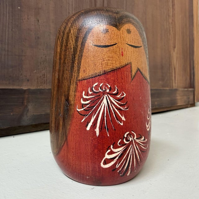 Vintage Sōsaku Kokeshi Figurine by Oizumi, 1970s For Sale - Image 9 of 9