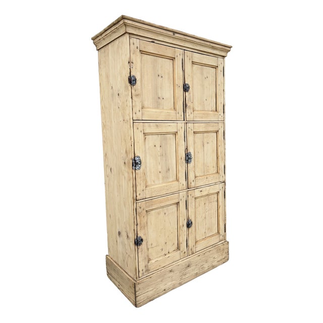 Changing Room with Six Wooden Lockers, 1900 For Sale