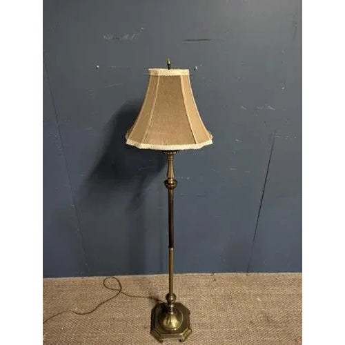 20th Century Brass Floor Lamp, in Very Good conditions. Up to 250V (Europe/UK Standard).The wiring of this item may be...
