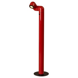 Red Tatu Floor Lamp by André Ricard For Sale