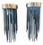 Isola Handmade Murano Glass Wall Lamps, 1970s, Set of 2 For Sale