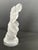 1990s Lalique France Crystal Figurine Two Lovers For Sale - Image 5 of 9