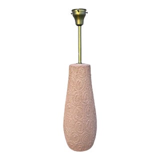 Raymor Italian Brown Ceramic Table Lamp C.1960 For Sale