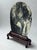 Chinese Large Antique Chinese Dali Marble Scholar’s Stone on Stand For Sale - Image 3 of 10