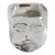 Erik Hoglund for Kosta Boda Small Glass Face Sculpture For Sale