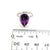 Natural Amethyst Diamond Ring 6.5 14k White Gold 7.67 TCW Certified For Sale - Image 11 of 15