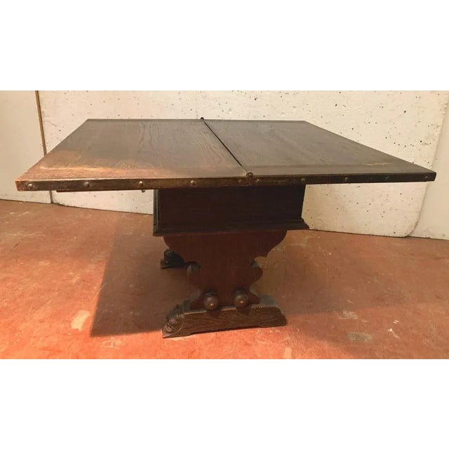 Console Table in Carved Oak For Sale - Image 4 of 15