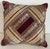 One-of-a-Kind Indian Silk Sari Brocade Pillow, Zari Embroidery, 1980 For Sale In Palm Springs - Image 6 of 15