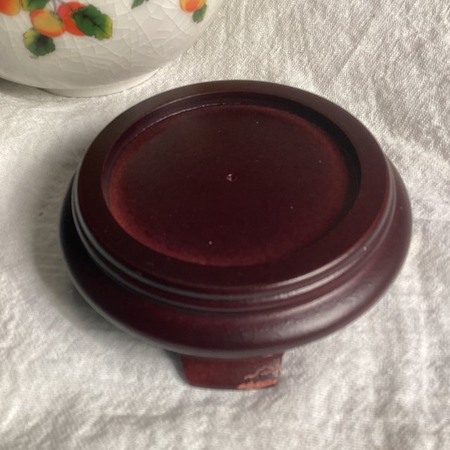 White 1980s Tai-Hwa Pottery Bottle Blue Magpie Good Fortune Heavenly Joy For Sale - Image 8 of 12