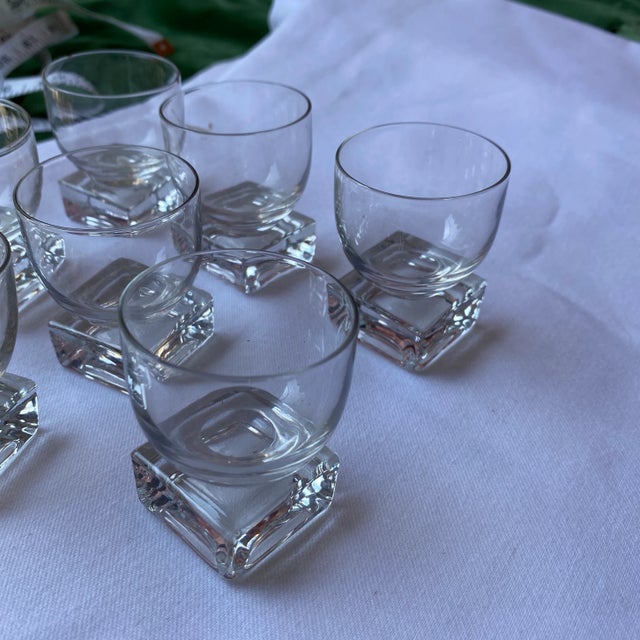 1970s Collection of Vintage Ice Cube Shot Glasses- Set of 7 For Sale In Atlanta - Image 6 of 8