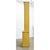 Orange English 19th Century Tall Painted Bookcase For Sale - Image 8 of 9