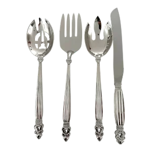 Godinger Silverplate Olde Copenhagen Serving Set- 4 Pieces