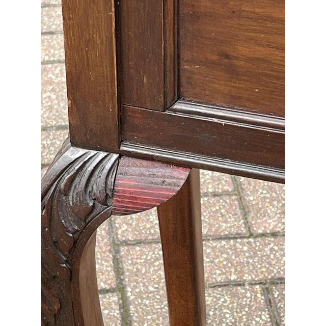 Edwardian Country House Mahogany Jardiniere For Sale - Image 12 of 15