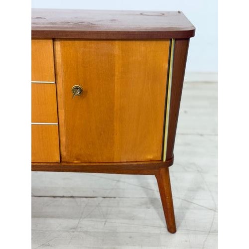 Brown Mid-Century Chest of Drawers, 1960s For Sale - Image 8 of 14