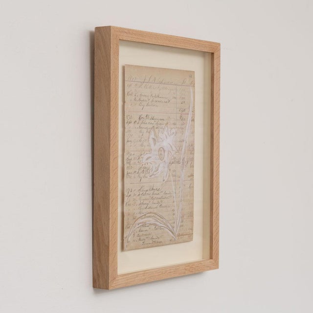 Wood Floral Study III by Afsoon Thayer For Sale - Image 7 of 9