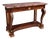 Italian Empire Style Console Table with Marble Top, 1880s For Sale
