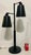 Modern Modern Black Metal Two Light Task Lamp For Sale - Image 3 of 5