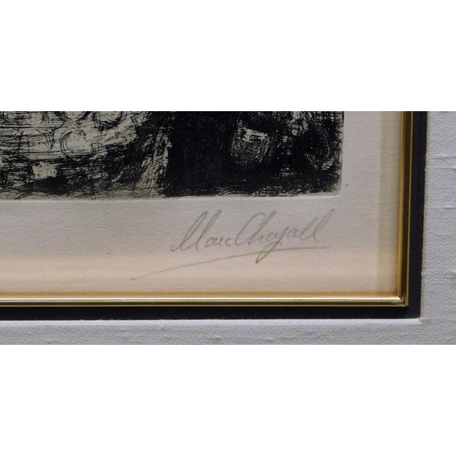 Impressionist Mark Chagall "From Les Fables De La Fontaine" the Fortune and the Young Boy For Sale - Image 3 of 7