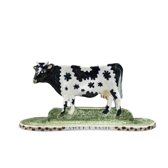 Maria Superior Porcelain Model of "Sweet Basil", a Model of a Cow For Sale - Image 12 of 16