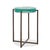The Holly Hunt Studio Lens Side Table is a study in balance and material contrast. A thick, green-tinted glass top appears...