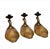 1980s Chapman Manufacturing Company Set of Three Brass Mallard Candleholders For Sale - Image 5 of 9