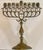 1940s Vintage Brass Eastern European Style Menorah For Sale - Image 5 of 6