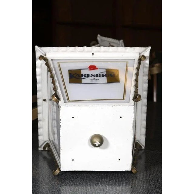 Metal French Wall Lanterns - a Pair For Sale - Image 7 of 8