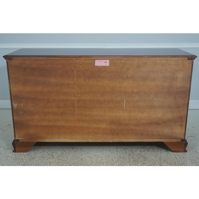 Henkel Harris Mahogany 9 Drawer Dresser For Sale - Image 15 of 17