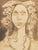 Leonor Fini (Argentine/Italian, 1907-1996) Attributed, Portrait of a Woman, Watercolor on Paper, apparently unsigned,...